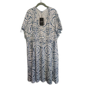 Fashion Women's Plus Size Boho Floral V Neck Size 3XL